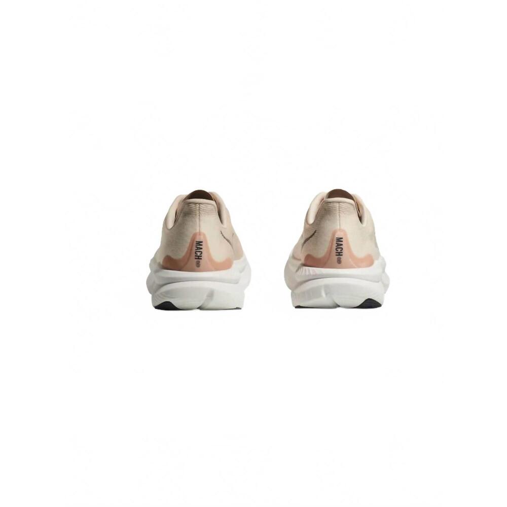 NEW HOKA women's mach 6 running shoes in eggnog/vanilla - Picture 7 of 7